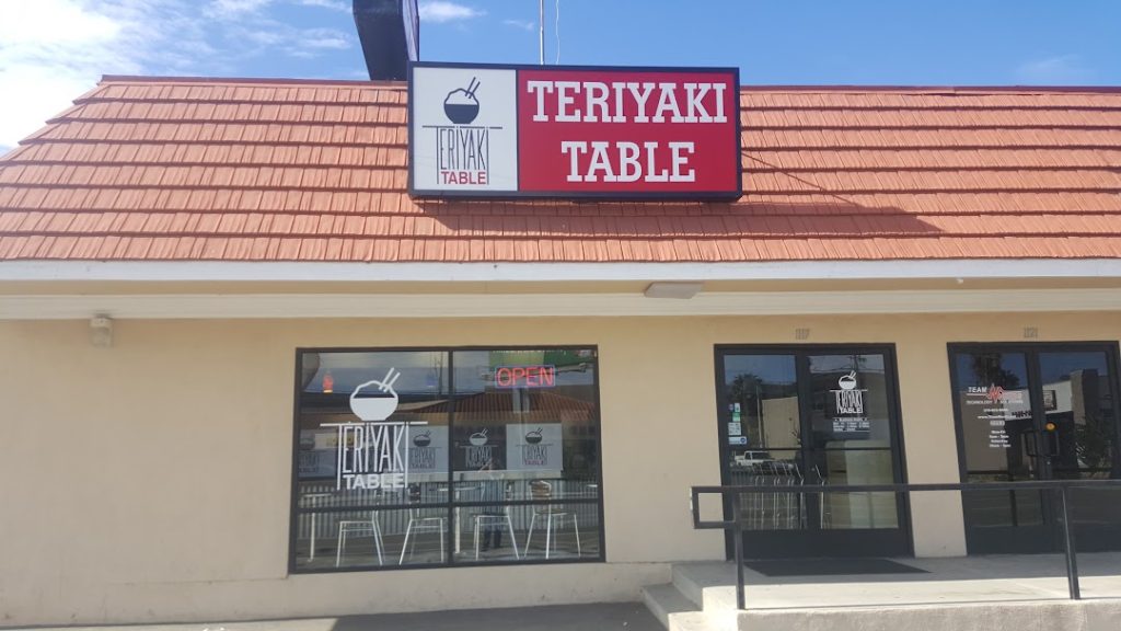 Teriyaki Table